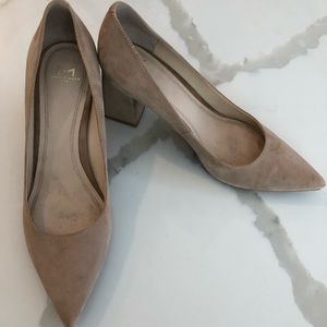 Marc Fisher Nude Pointed Toe Heels